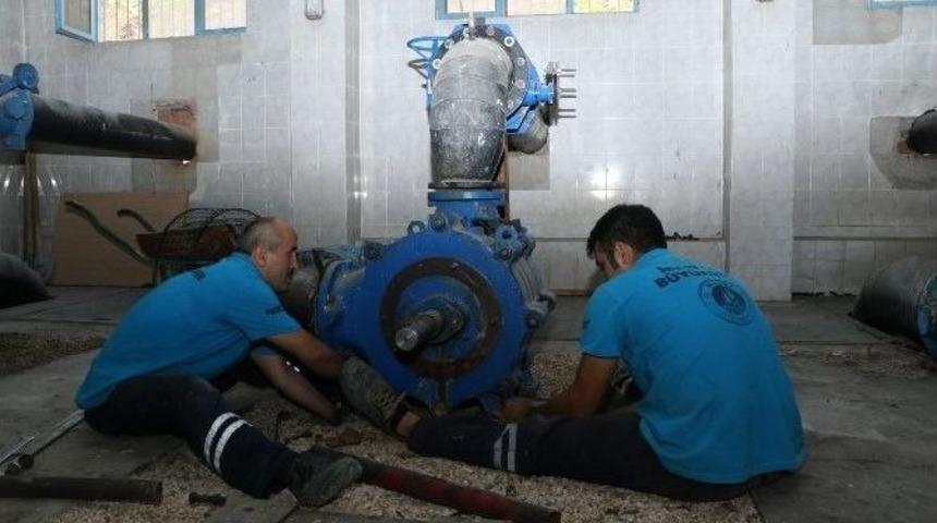 Akpınar Su Deposunun Pompaları Yenileniyor