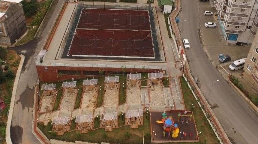 Spor Temalı Park Tamamlandı