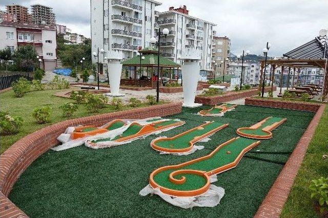 Spor Temalı Park Tamamlandı