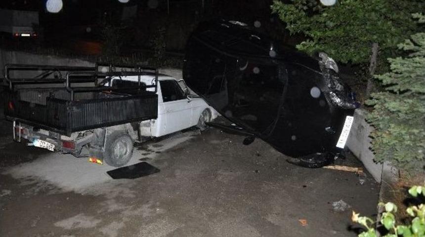 Boz&uuml;y&uuml;k&rsquo;te Trafik Kazası, 1 Yaralı