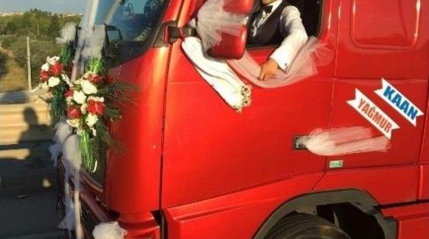 Tır Gelin Aracı Oldu