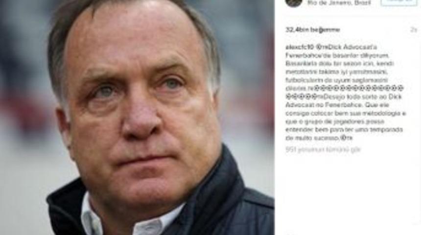 Alex, Advocaat&rsquo;a Başarılar Diledi