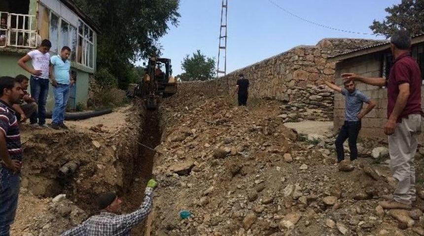 Muş&rsquo;ta Kanalizasyon &Ccedil;alışması