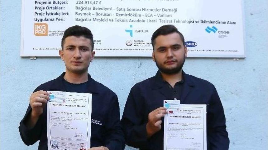 Bağcılarlı Gen&ccedil;ler, Kombi Kursu İle Meslek Sahibi Oldu