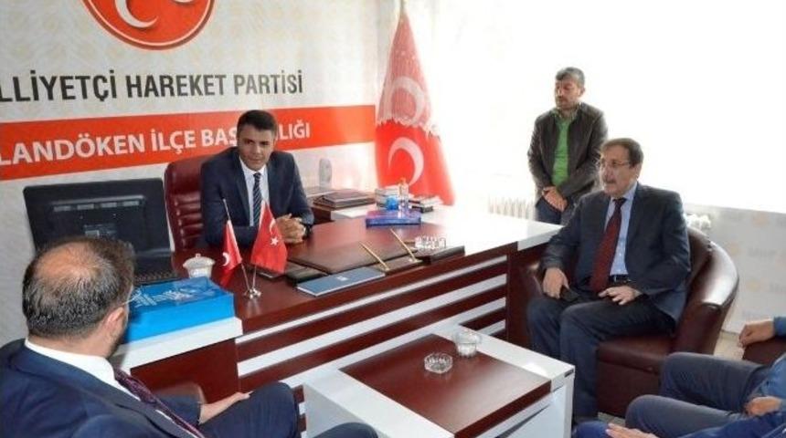 Ak Parti&rsquo;den Mhp&rsquo;ye Ziyaret