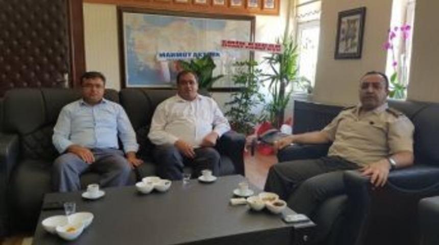 Başkan Ko&ccedil;ak Ve Akt&uuml;rk&rsquo;ten Albay Demir&rsquo;e Ziyaret