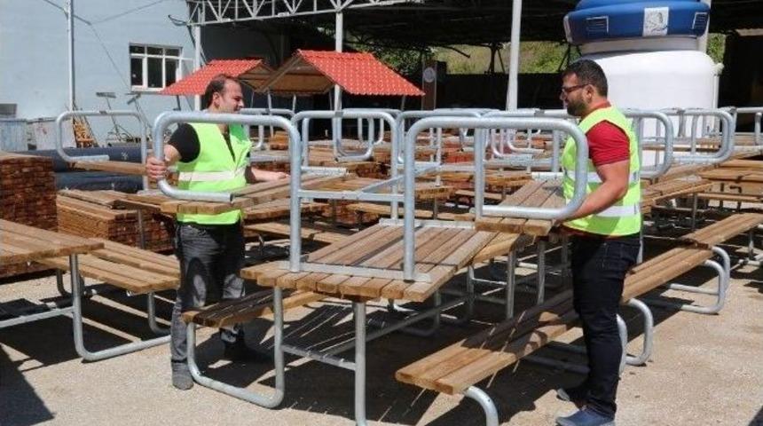 Başiskele&rsquo;de Park Ve Bah&ccedil;eler Yenileniyor