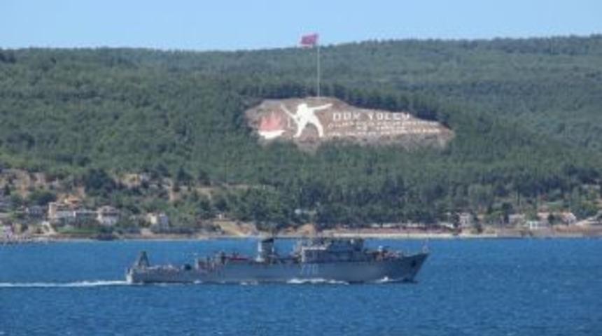 Rus Savaş Gemisi &Ccedil;anakkale Boğazı&rsquo;ndan Ge&ccedil;ti