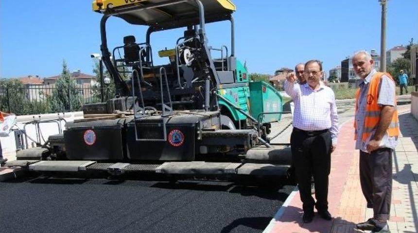 Bafra’da Asfalt Çalışması