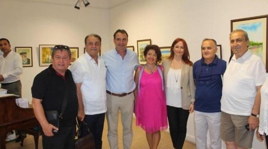 -ressam Keskiner&rsquo;in 40&rsquo;larca Yılın Hatırına Kahve Tadında Ayvalık, Sergisi A&ccedil;ıldı