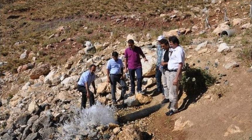 Sincik Beran İ&ccedil;me Suyuna Kavuşuyor