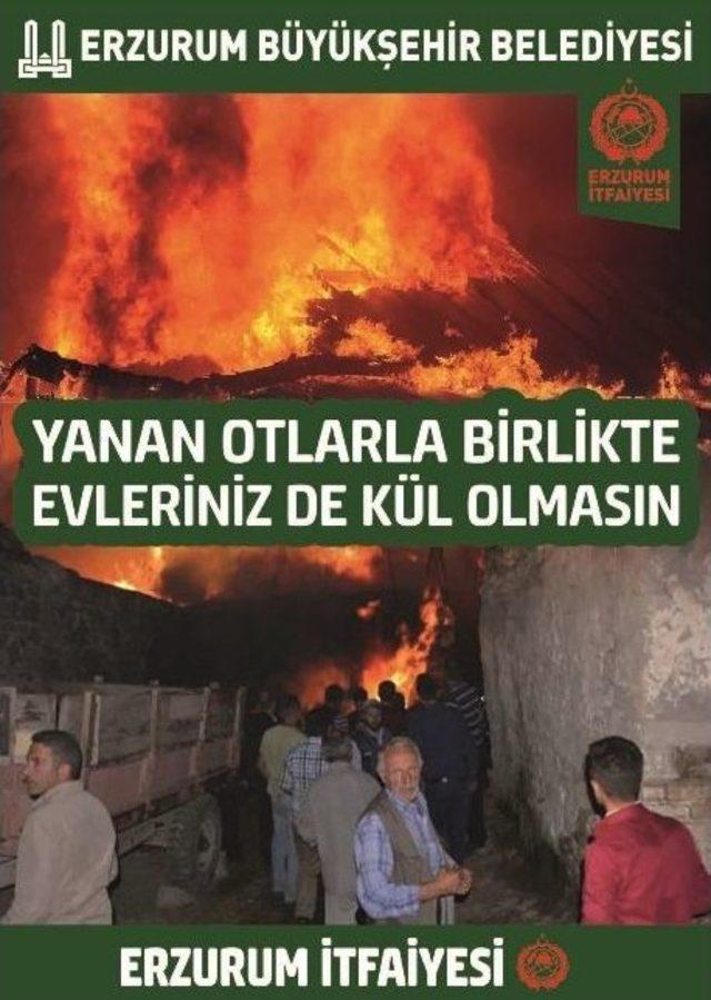 Büyükşehir Vatandaşları Olası Yangınlara Karşı Uyarıyor