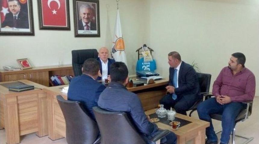 Başkan Sekmen&rsquo;den Ak Parti Aziziye İl&ccedil;e Teşkilatına Ziyaret