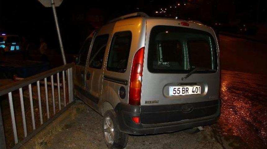 Samsun&rsquo;da Trafik Kazası: 1 Yaralı