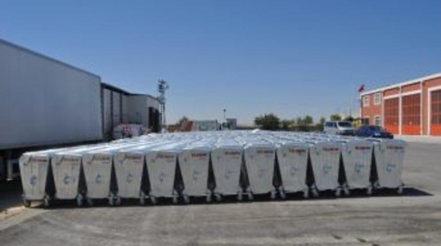 Cihanbeyli&rsquo;ye 500 Adet Yeni &Ccedil;&ouml;p Konteyneri