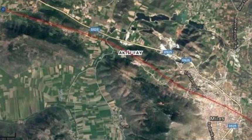 Milas&rsquo;ın Altından 16 Km&rsquo;lik Fay Hattı Ge&ccedil;iyor