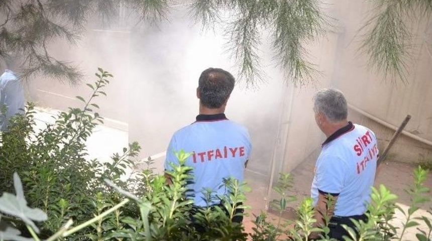 Siirt&rsquo;te Korkutan Trafo Patlaması