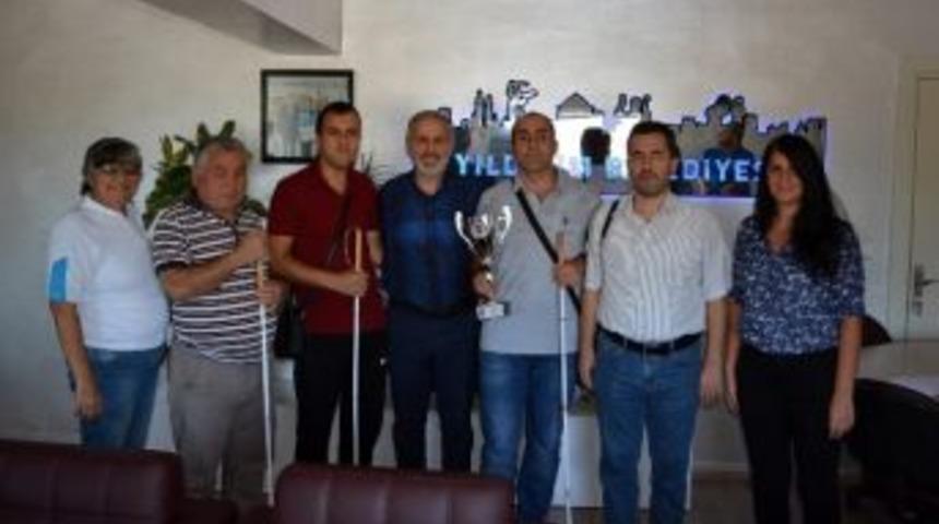 Goalball T&uuml;rkiye Şampiyonası&rsquo;nda Yıldırım Belediyespor T&uuml;rkiye İkincisi Oldu