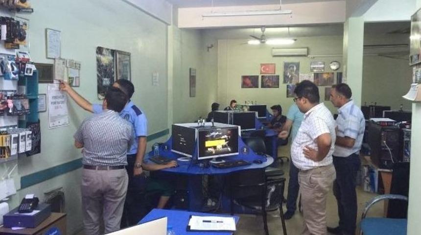 Akhisar’da İnternet Kafeler Denetlendi