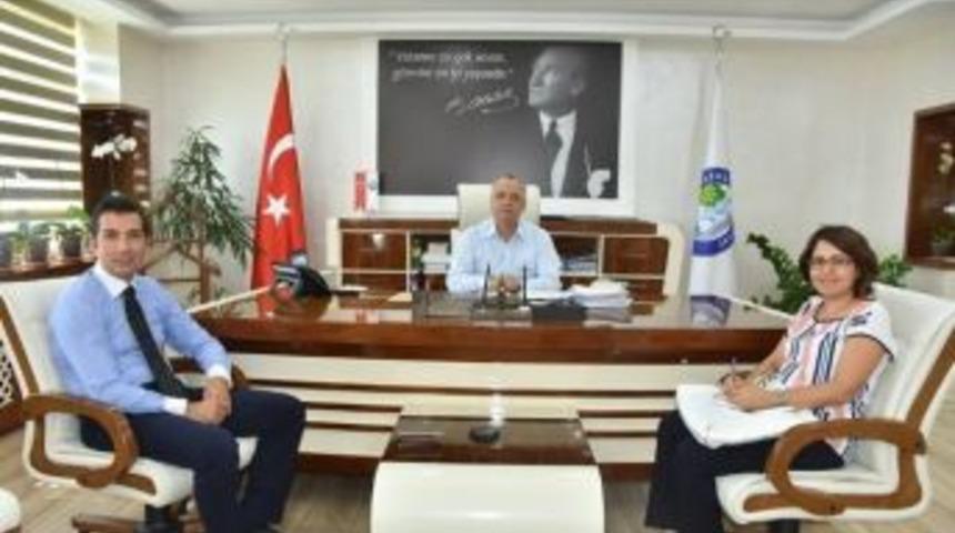 Banka Müdürü Pınar’dan Başkan Kayda’ya Ziyaret