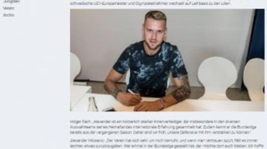 Alexander Milosevic Almanya Yolcusu