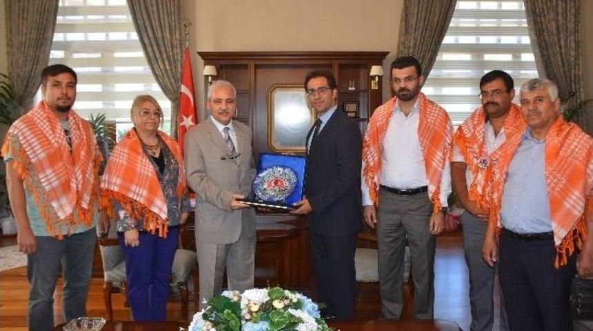 Vali G&uuml;ven&ccedil;er&rsquo;e Ziyaretler S&uuml;r&uuml;yor