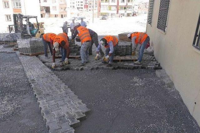 Ahmet Yesevi Ve Devteşti Mahallelerinde Parke Yapım Çalışması