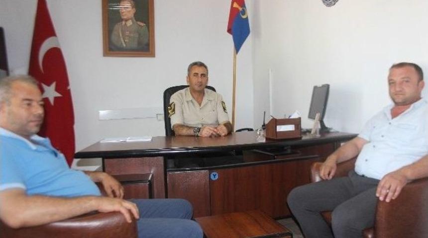 Osmaneli Jandarma Komutanı G&ouml;ksu&rsquo;ya &rsquo;hoş Geldin&rsquo; Ziyareti