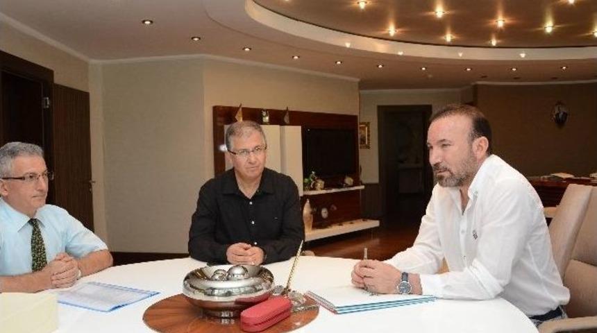 Başkan Doğan, Ko&uuml; Hastanesi&rsquo;ne Ziyaret