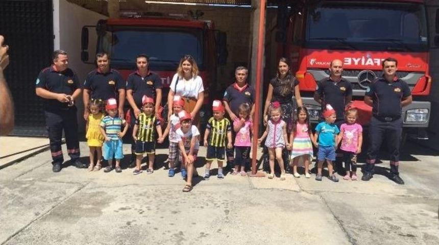 Sarıg&ouml;ll&uuml; Minikler İtfaiye Eğitimi Aldı