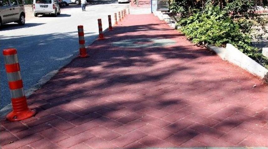 &Ccedil;ankaya&rsquo;da Kaldırımlar Yayaların