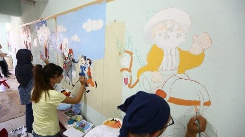 Gen&ccedil; Denizli Bu Kez Minikler İ&ccedil;in Boyadı