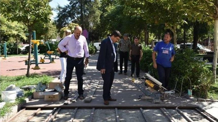 Şehzadeler&rsquo;den Parklara Estetik Dokunuş