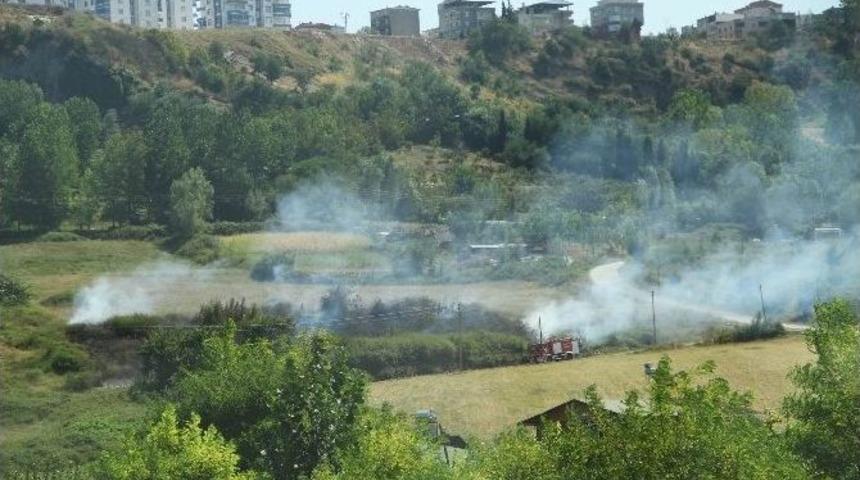 Samsun&rsquo;da &Ouml;rt&uuml; Yangını