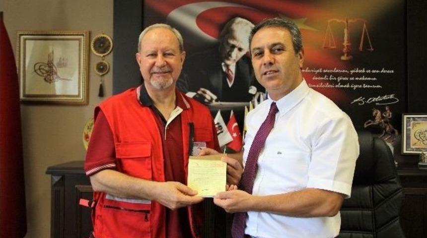 Manisa&rsquo;da Kızılay&rsquo;a İlk Kurban Vekaleti Başsavcı Şimşek&rsquo;ten Geldi