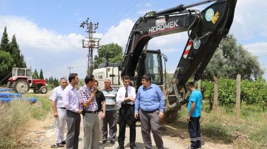 Ergenekon Mahallesi&rsquo;ndeki İ&ccedil;me Suyu Hattı &Ccedil;alışmaları S&uuml;r&uuml;yor