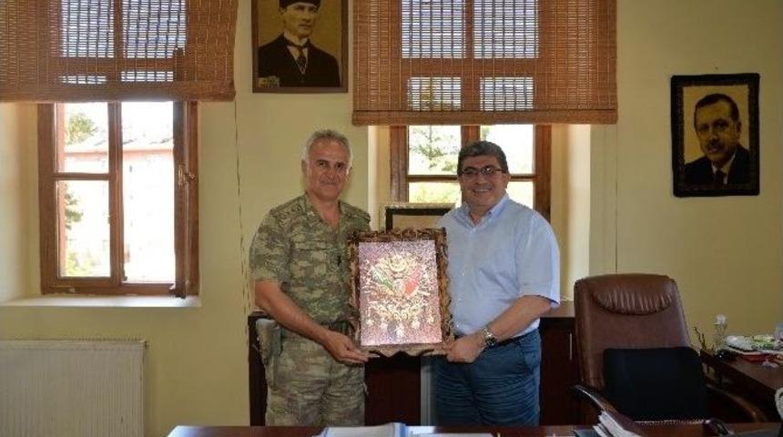 Albay Mehmet Yiğit&rsquo;ten Başkan Vekili Nihat Can&rsquo;a Veda Ziyareti