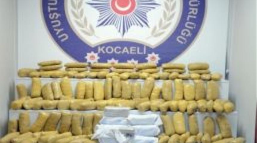 Kocaeli&rsquo;de 141 Kilo Eroin Ele Ge&ccedil;irildi