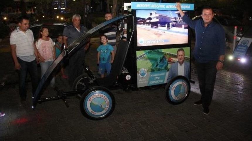 Menderes&rsquo;te &ldquo;bisik-led&rdquo;li Tanıtım