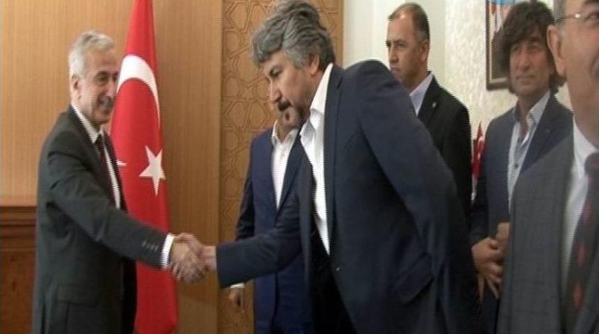 Sivil Dayanışma Platformu &Uuml;yeleri Vali S&uuml;leyman Kam&ccedil;ı&rsquo;yı Ziyaret Etti