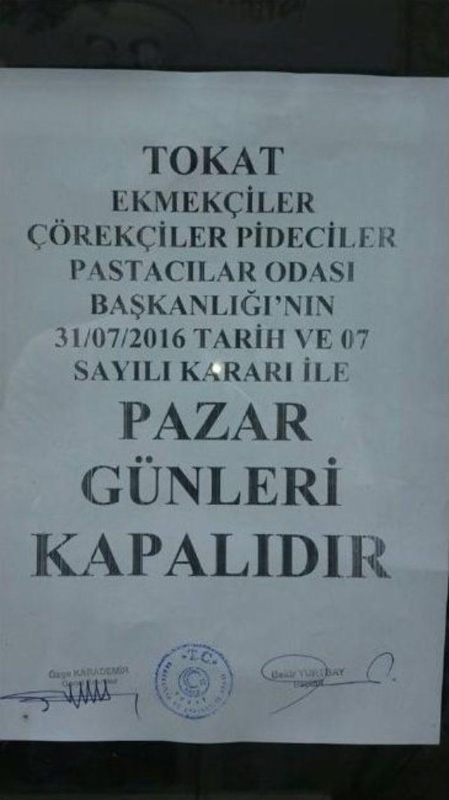 Pide Fırınlarının Pazar Günü Kapatılma Kararı İptal Edildi