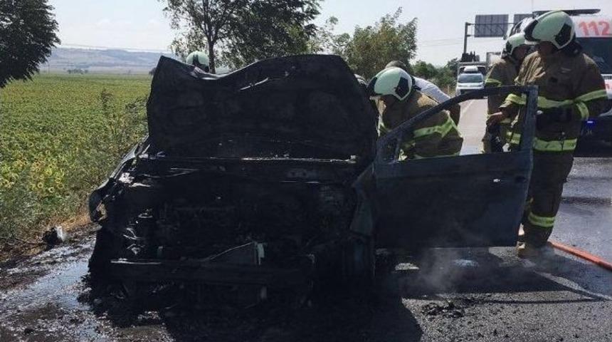 K&uuml;le D&ouml;nen Otomobilden Sağ Kurtuldu