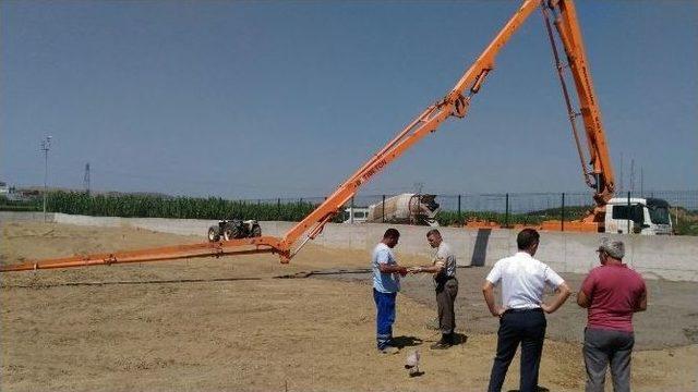 Şantiyede Elektrik Akımına Kapıldı