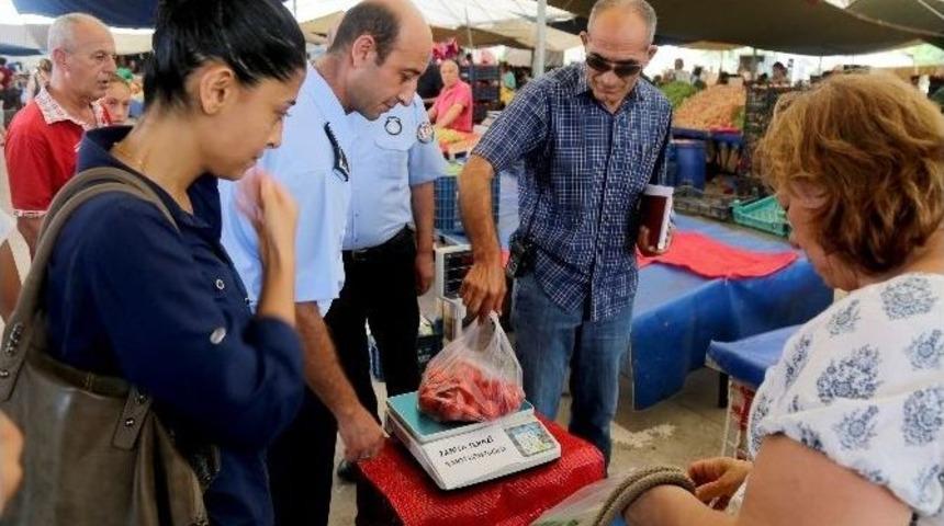 Mezitli&rsquo;de Zabıta Tartı Kontrol Noktası Uygulaması Başladı
