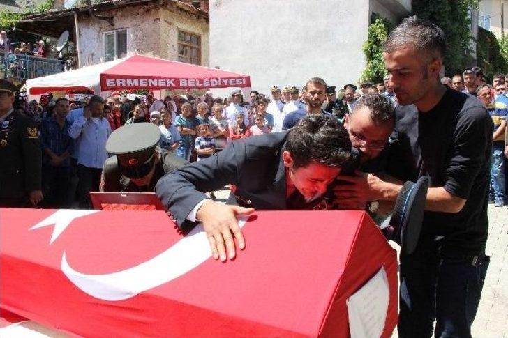 Şehit Üsteğmen, Karaman’da Toprağa Verildi G4