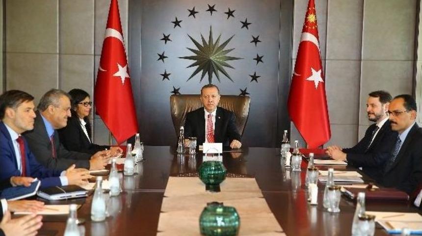 Cumhurbaşkanı Erdoğan, Venezuella Heyetini Kabul Etti