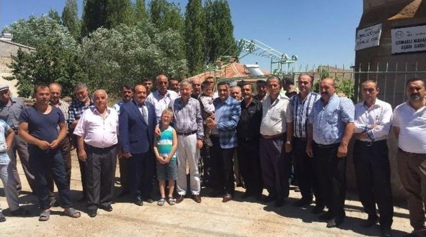 Develi İl&ccedil;e Protokol&uuml;nden &Ccedil;omaklı Mahallesine Ziyaret