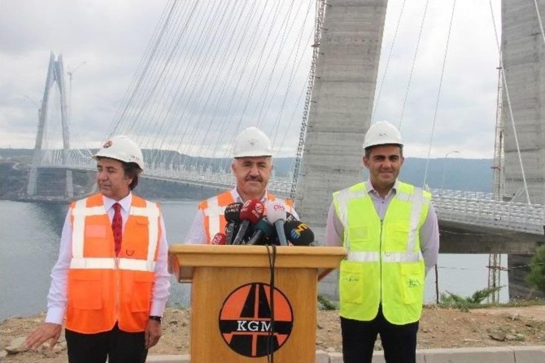 Bakan Arslan: &ldquo;3. K&ouml;pr&uuml; Ve Otoyolları Temizlik Hari&ccedil; Tamamen Bitti&rdquo;