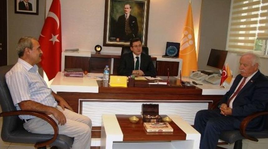 Mhp Y&ouml;netiminden Rekt&ouml;r Kızılay&rsquo;a Hayırlı Olsun Ziyaret