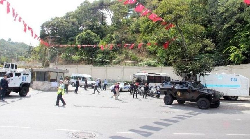 Zirve &Ouml;ncesi Tarabya K&ouml;şk&uuml; &Ccedil;evresinde Yoğun G&uuml;venlik &Ouml;nlemi Alındı